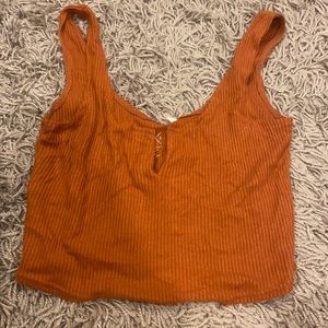 Burnt Orange Crop Top NWT